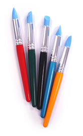Silicone Tipped Brushes Size 10 Pk 5