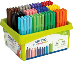 GIO TURBO COLOR FELT TIP PEN 144PCS SCHOOL PACK -Min Qty 1