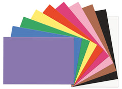PAC CONSTRUCTION PAPER ASSTD 305X457MM 100SH -Min Qty 12