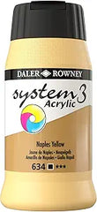 DAL SYSTEM3 ACRYLIC 500ML NAPLES YELLOW -Min Qty 1
