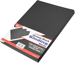 FIS BLACK BINDING SHEETS 160G A4(210x297MM) GERMAN ORIGIN, 100 Sheets