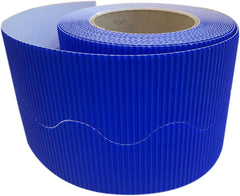 SCO CORRUGATED BORDER ROLL 57MMX15M ROYAL BLUE -Min Qty 54