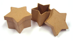 Paper Mache Star Box Pk 10