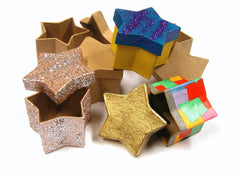 Paper Mache Star Box Pk 10