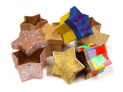 Paper Mache Star Box Pk 10