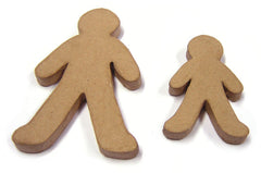 P Mache Gingerbread Men Pk 10
