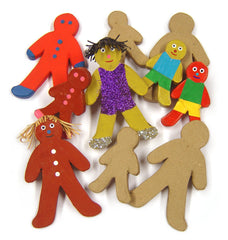 P Mache Gingerbread Men Pk 10