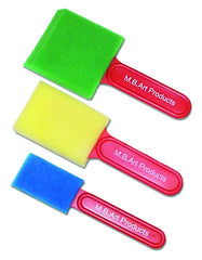 Assorted Foam Brushes Pack 3