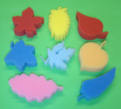 Foam Leaf Shapes Pack 8