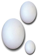 Assorted Polystyrene Eggs Pk 30