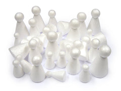 Polystyrene Cone Puppets Pack 30