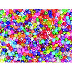 SCO BEADS PONY ASSORTED 1000PCS -Min Qty 20