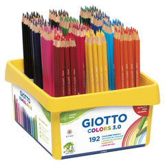 GIO COLORS 3.0 PENCIL 192PCS SCHOOL PACK -Min Qty 1