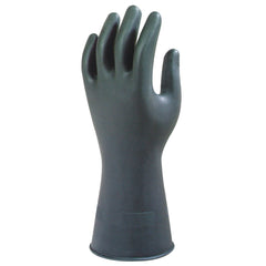 Glove Rub H/Weight F/Lined Blk Lrg
