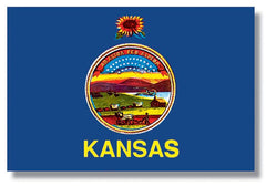 FLAG - KANSAS OUTDOOR - 3 X 5 FEET