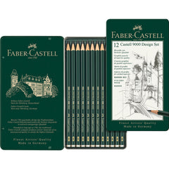 Pencil Faber 9000 Des Set 5B-5H Pk12