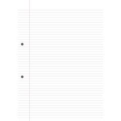 9X7\"Ex Pap 8Mm/Marg Punched Rm