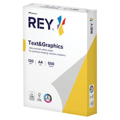 Rey Text and Graphics Card A4 Box of 4 reams