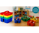 Eduplan Classroom Caddies Assorted Colour Pack of 4
