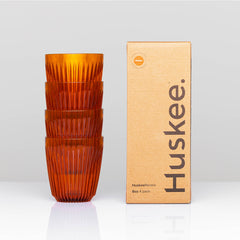 8oz HuskeeRenew Cup 4-pack - Amber