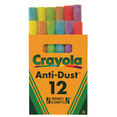 Chalk Antidust Ast-Col Pack 144