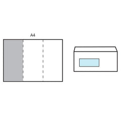 Env S/Seal Wnw Man Dl Wall Recy Bx1K