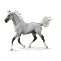 Half Arabian Stallion Dappled Grey - Deluxe 1:12 Scale (3 Years +)