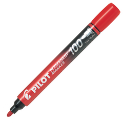 MARKER PEN PILOT SCA100F/400 B RED