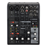 Yamaha AG06MK2 live streaming 6 channel analogue mixer - Black