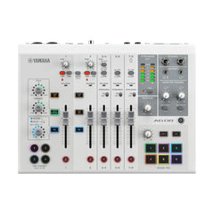 Yamaha AG08 live streaming 8 channel analogue mixer - White