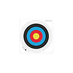 PAPER ARCHERY TARGET FACE 60CM, PACK OF 10