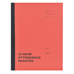 Philip & Tacey School Attendance Register 35 Names Pack of 10