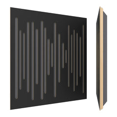Vicoustic Wavewood Ultra Lite soundproofing panels (pack of 8) - Black