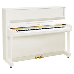 Yamaha b3 upright piano – Polished White