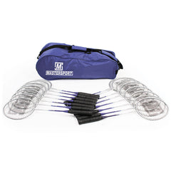 MASTERSPORT INITIAL BADMINTON RACKET 58CM, BAG OF 16