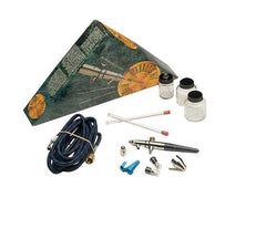 AIR BRUSH SET DOUBLE ACTION SIPHON FEED CRESCENDO BA1757