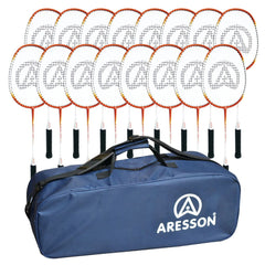 ARESSON VISION X BADMINTON RACKET 66CM, BAG OF 16