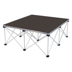 Gopak Ultralight carpeted deck & riser 1m x 1m staging system – 300mm