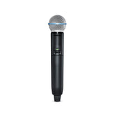 Shure digital wireless handheld system and BETA58A vocal microphone