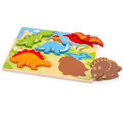 Chunky Lift Out Puzzle - Dinosaurs