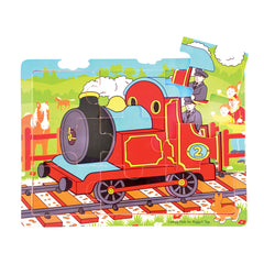 Tray Puzzle - Train