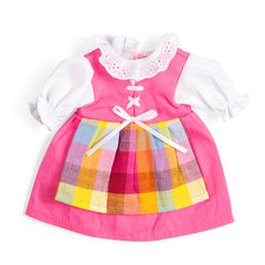 Pink Dress With Pinafore - Small (2 Years +)