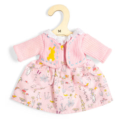 Wildlife Dress And Pink Cardigan - Medium (2 Years +)