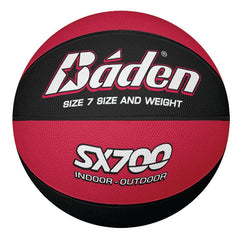BADEN SX SERIES BASKETBALL SIZE 7 - SX700, BLACK/RED