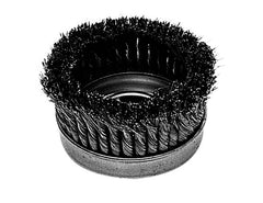 CUP BRUSH 5/8 TO 11 INCH 4 INCH .014 CS KNOT DOUBLE