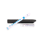 Nuvo N320 descant recorder+ - White with blue trim