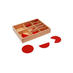 Cut-Out Labeled Fraction Circles(1-10)