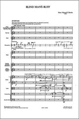 Maxwell Davies: Blind Man\'s Buff (Full Score)