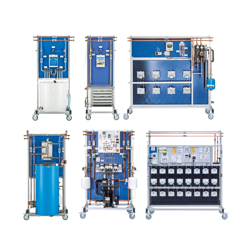 Christian Teaching System Heat Pump with Solar Thermal and Photovoltaics by Tilgear, electronic project kit for AV and ICT education