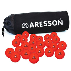 ARESSON ALL PLAY CRICKET BALL ORANGE, SENIOR, BAG OF 24
